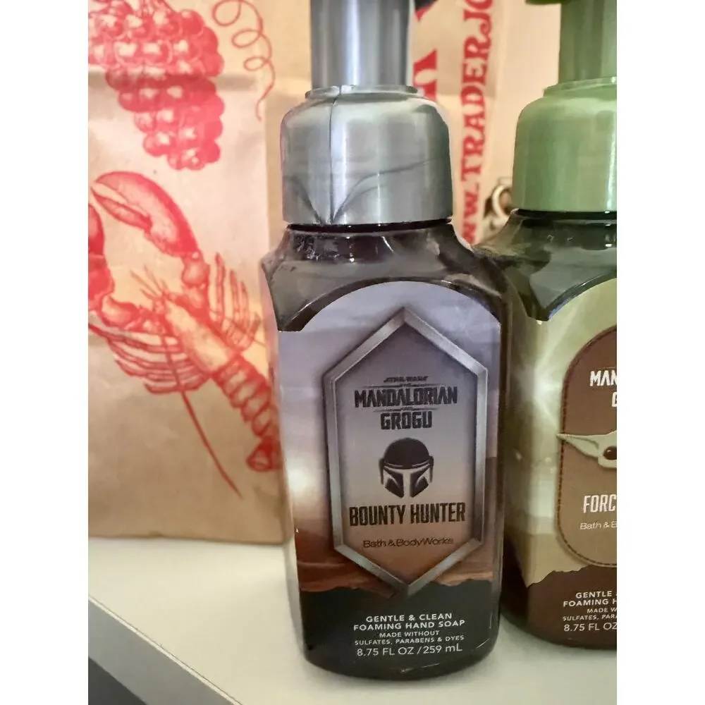 Star Wars The Mandalorian and Grogu Bundle of BBW Foaming Soap NEW